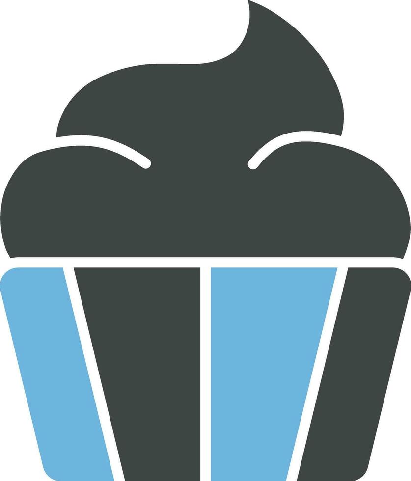 Muffin icon vector image.