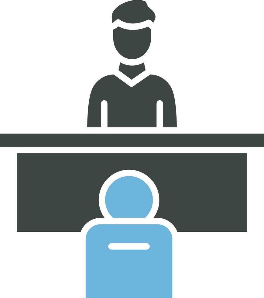 Interview icon vector image.