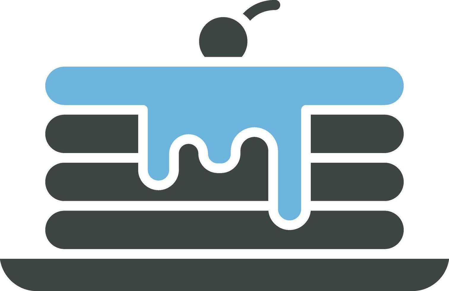 Pancakes icon vector image.