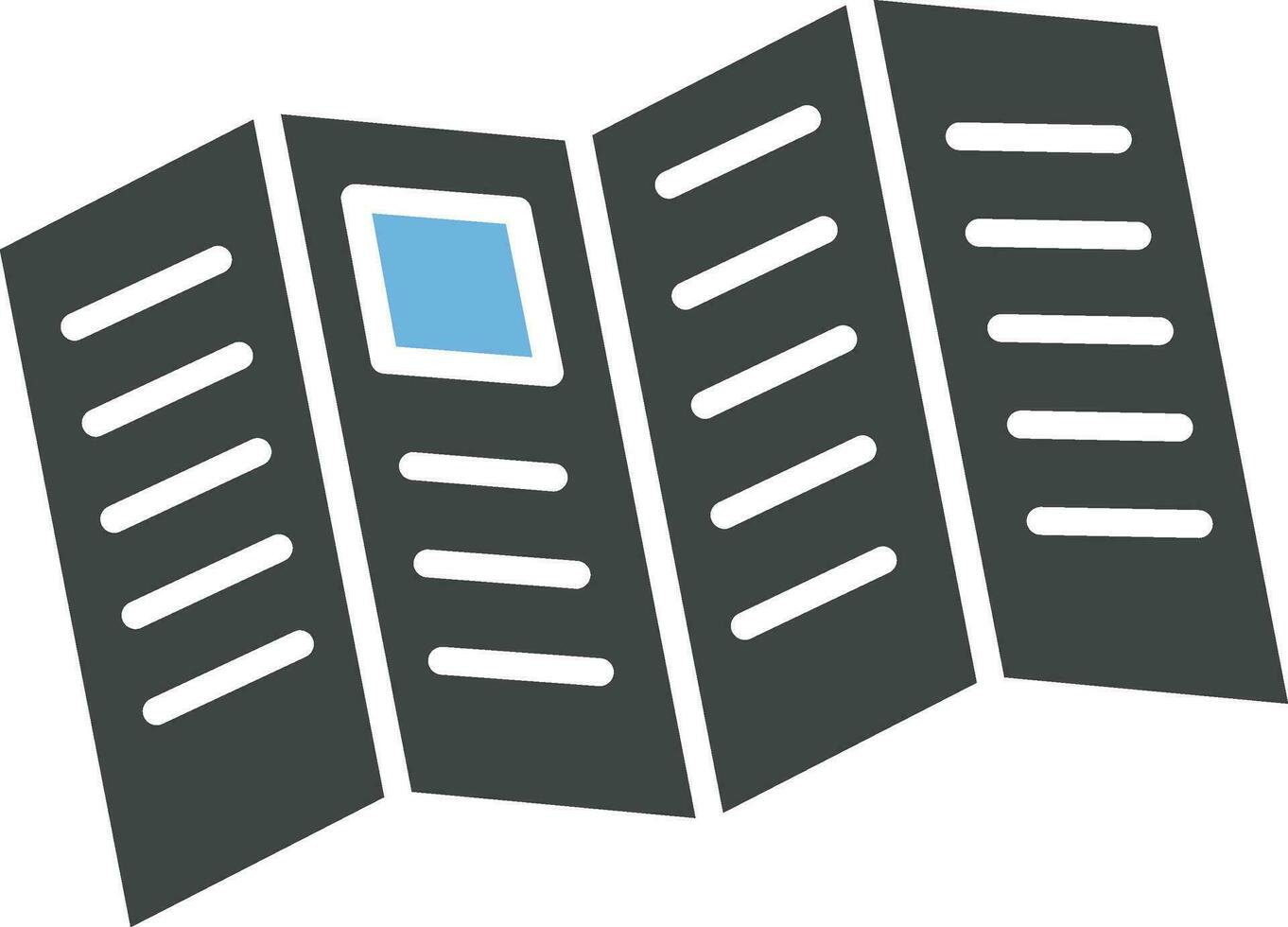 Pamphlet icon vector image.