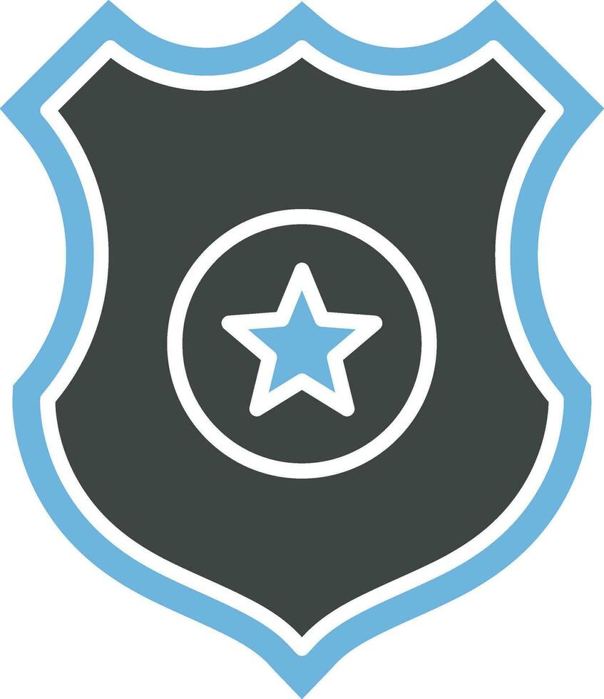 Police Badge icon vector image.