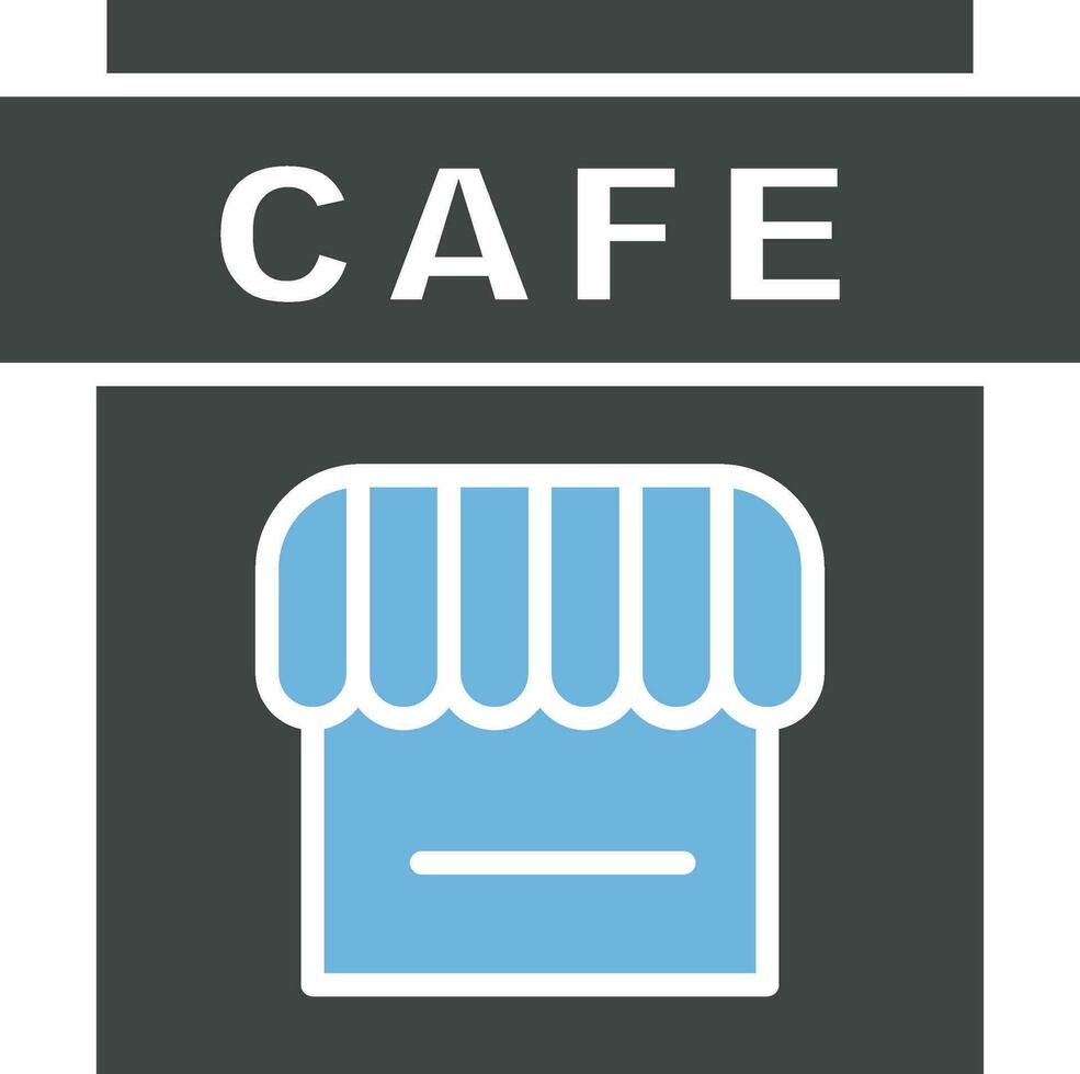 Cafe icon vector image.