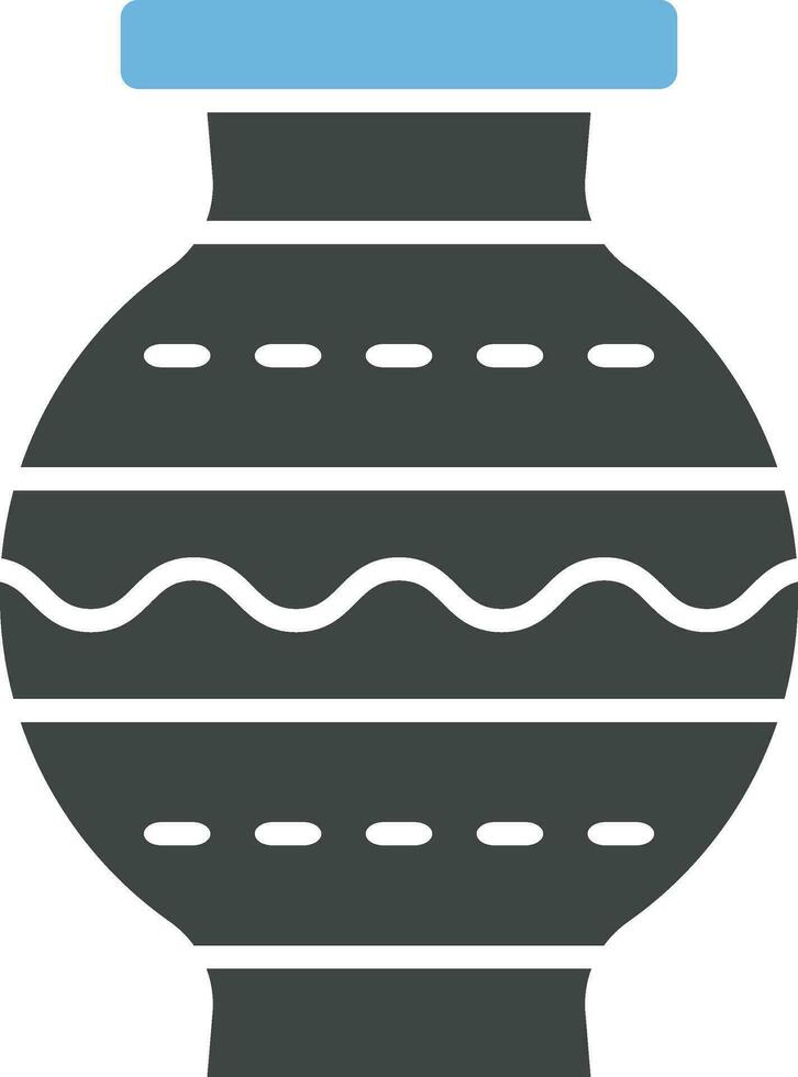 Amphora icon vector image.