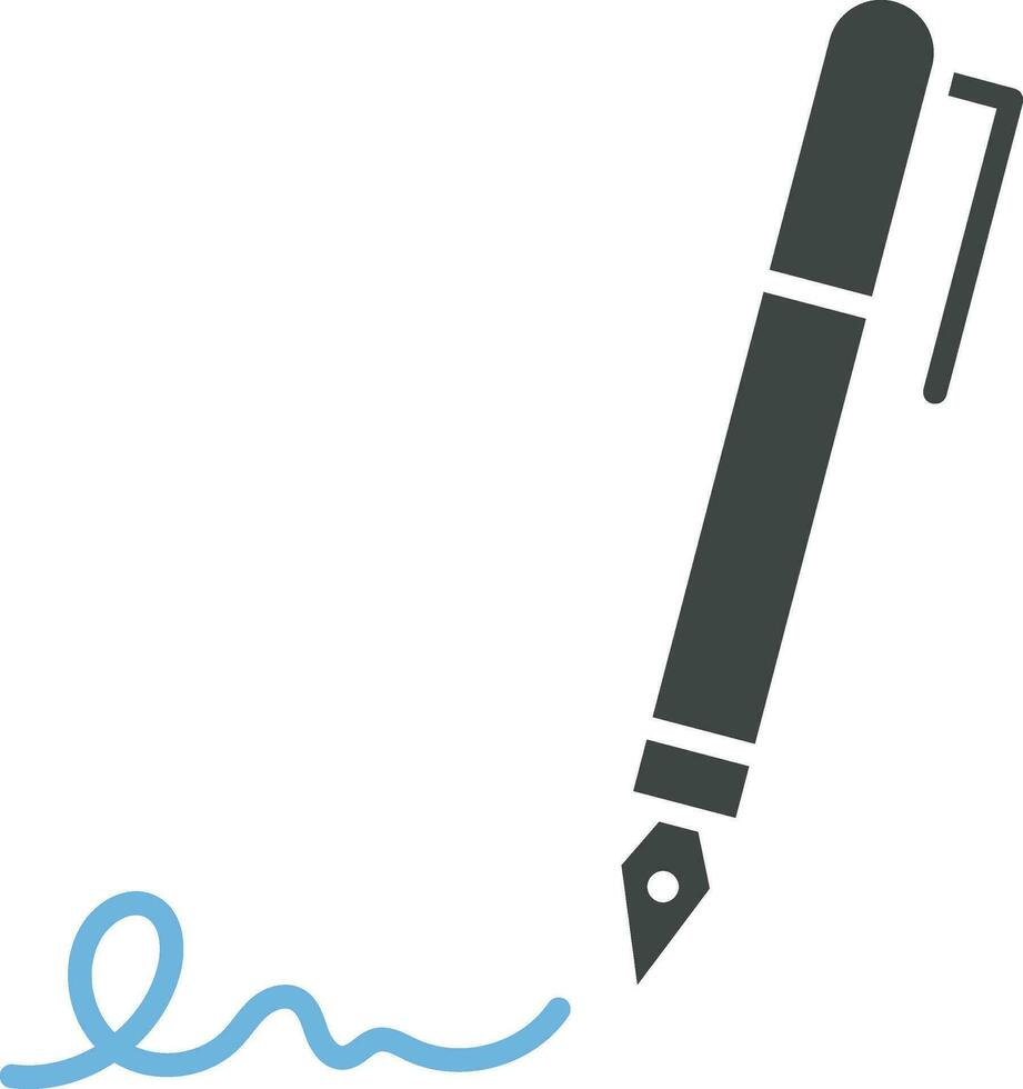 Signatures icon vector image.