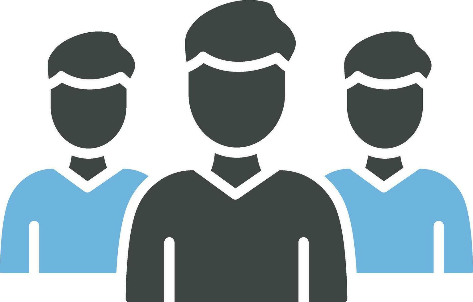 Team work icon vector image.