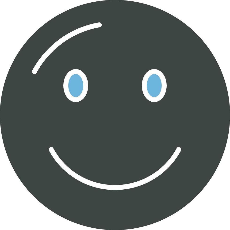 Slightly Smiling Face icon vector image.