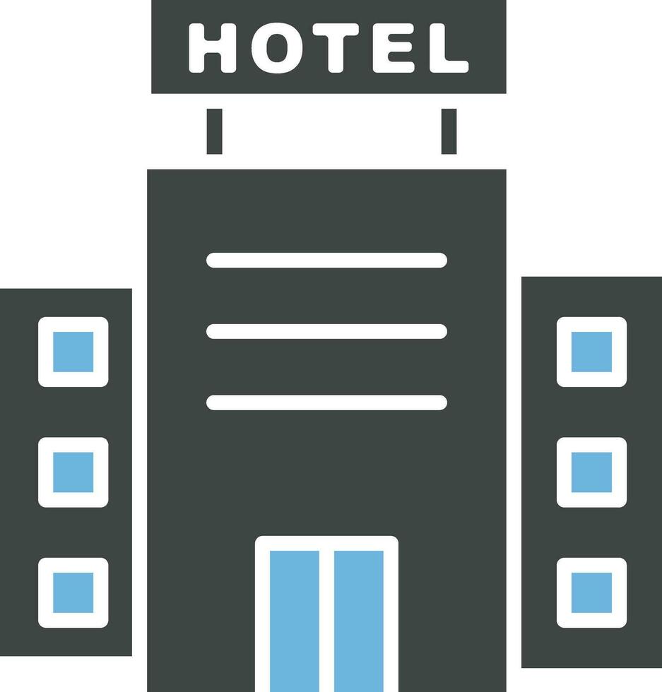 Hotel icon vector image.