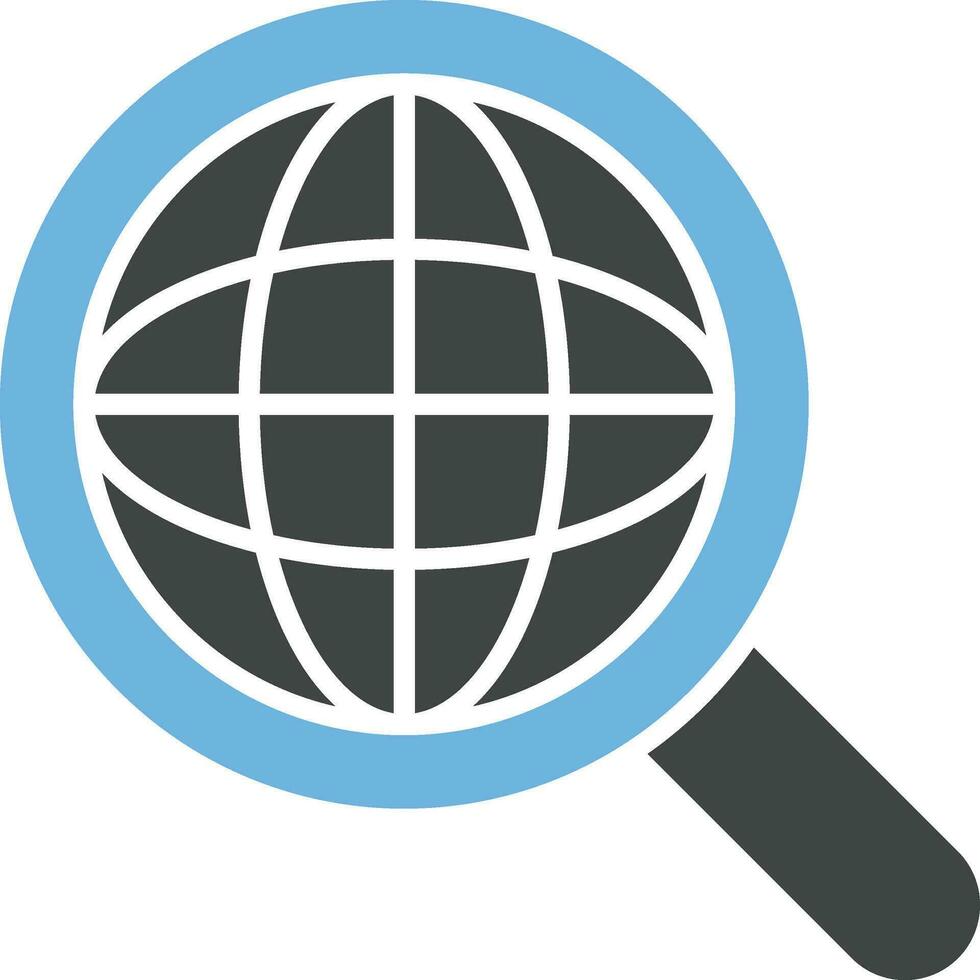 Global Search icon vector image.