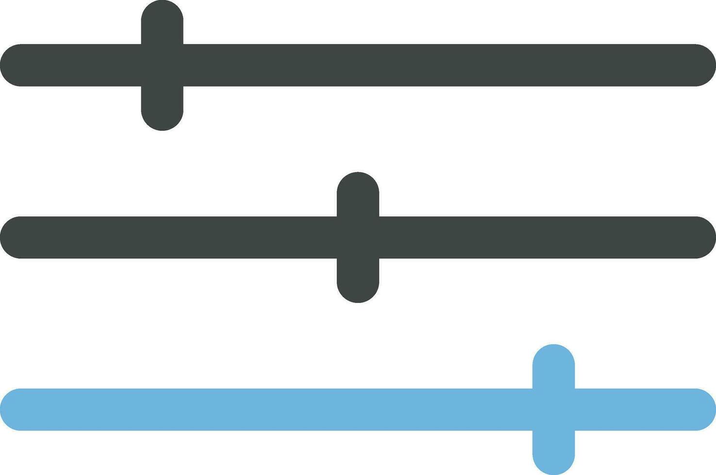 Level Slider icon vector image.