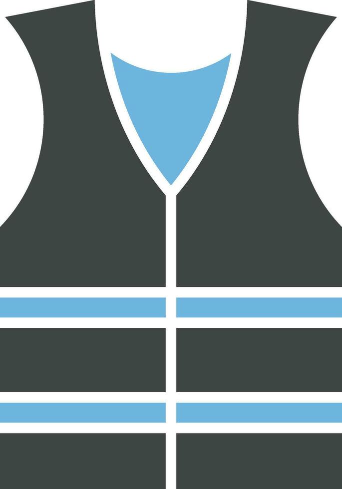 Vest icon vector image.