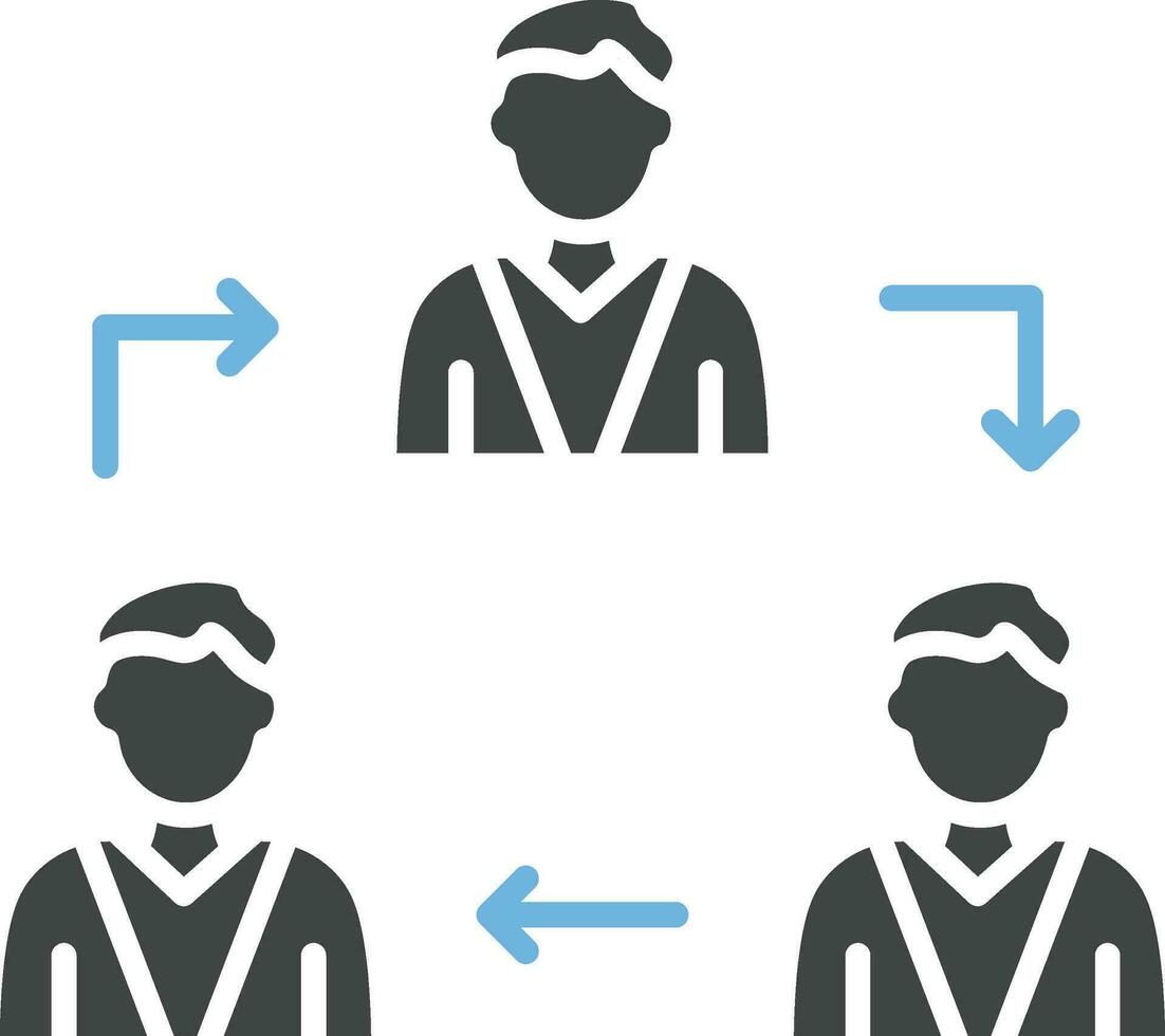 Teamwork icon vector image.