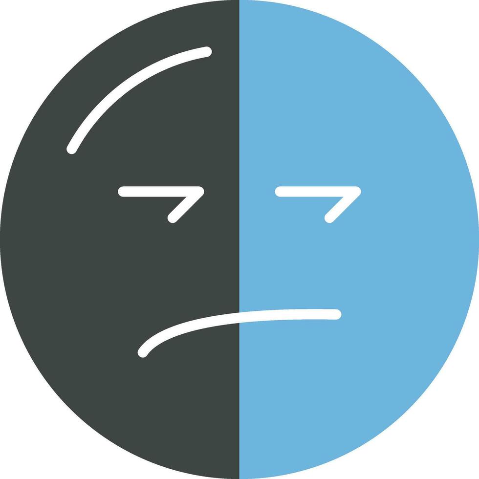 Unamused Face icon vector image.