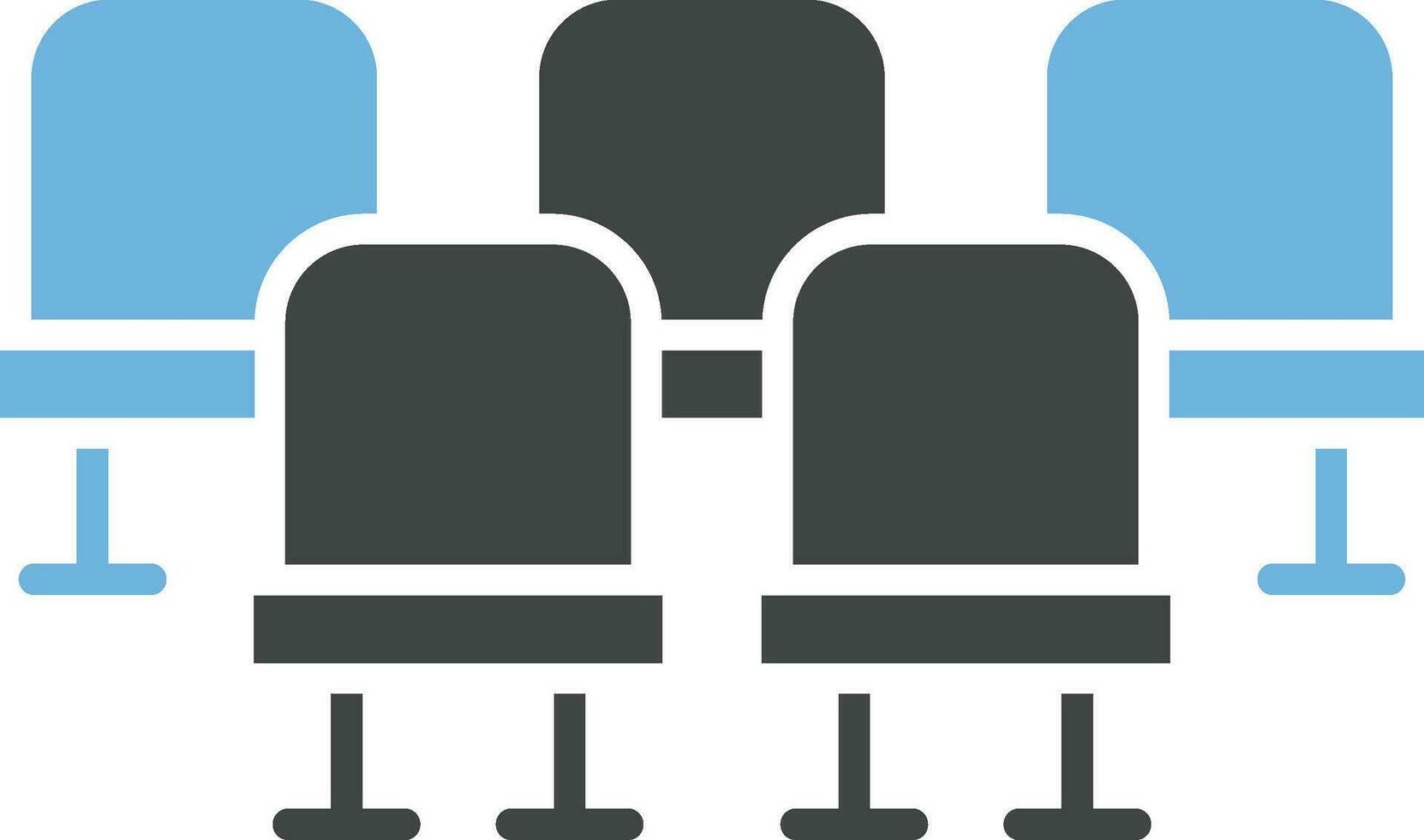 Seats icon vector image.