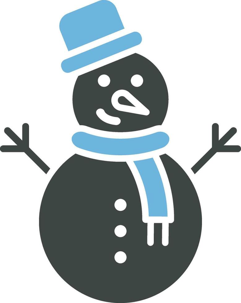 monigote de nieve sin nieve icono vector imagen.