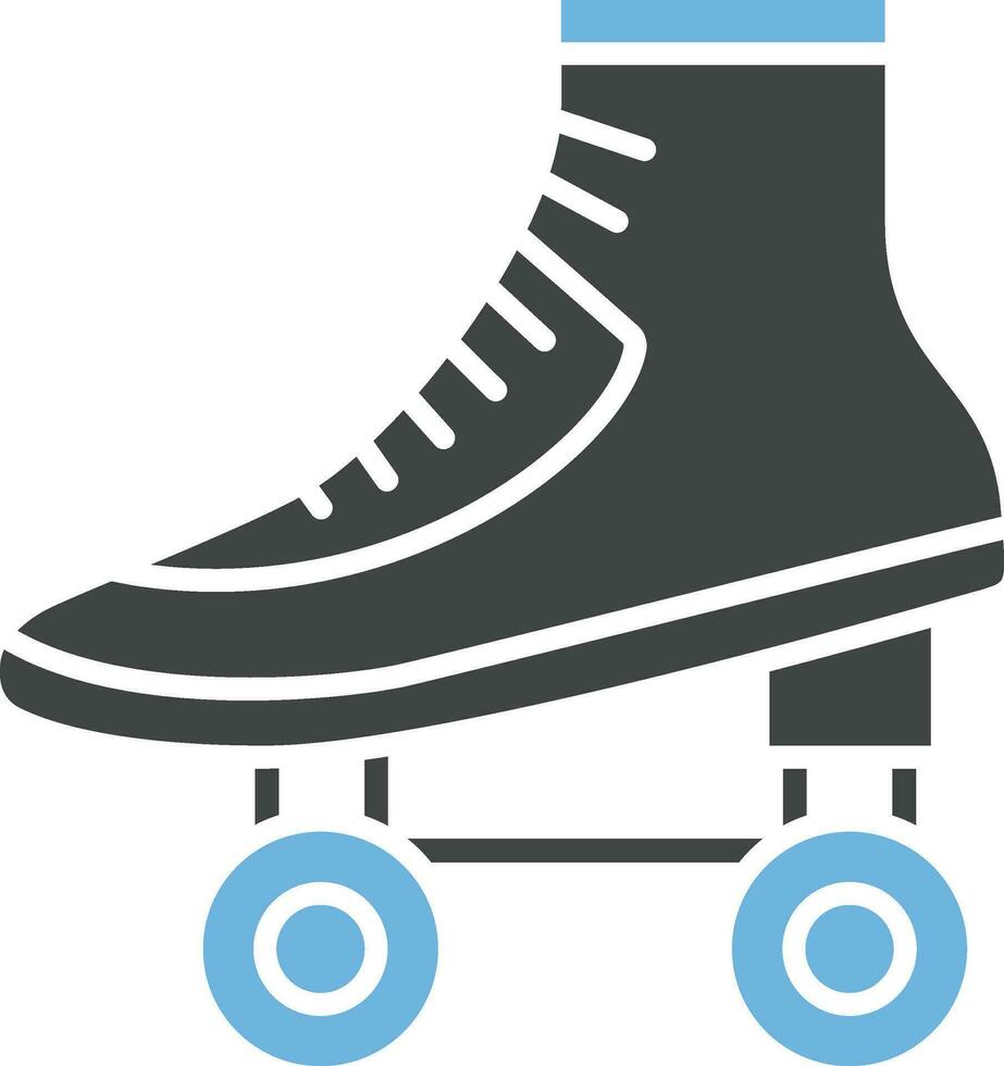 Skates icon vector image.