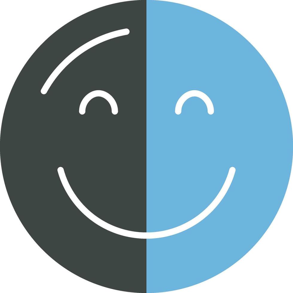 Relieved Face icon vector image.