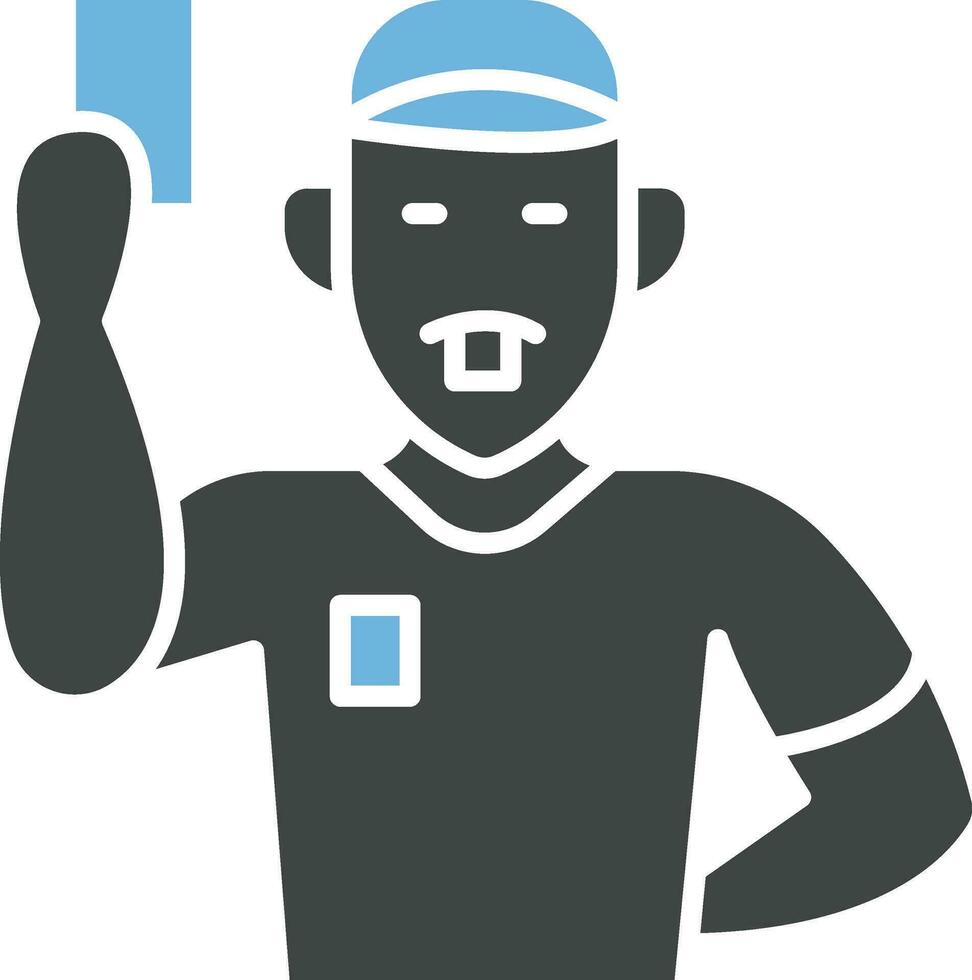 Referee icon vector image.