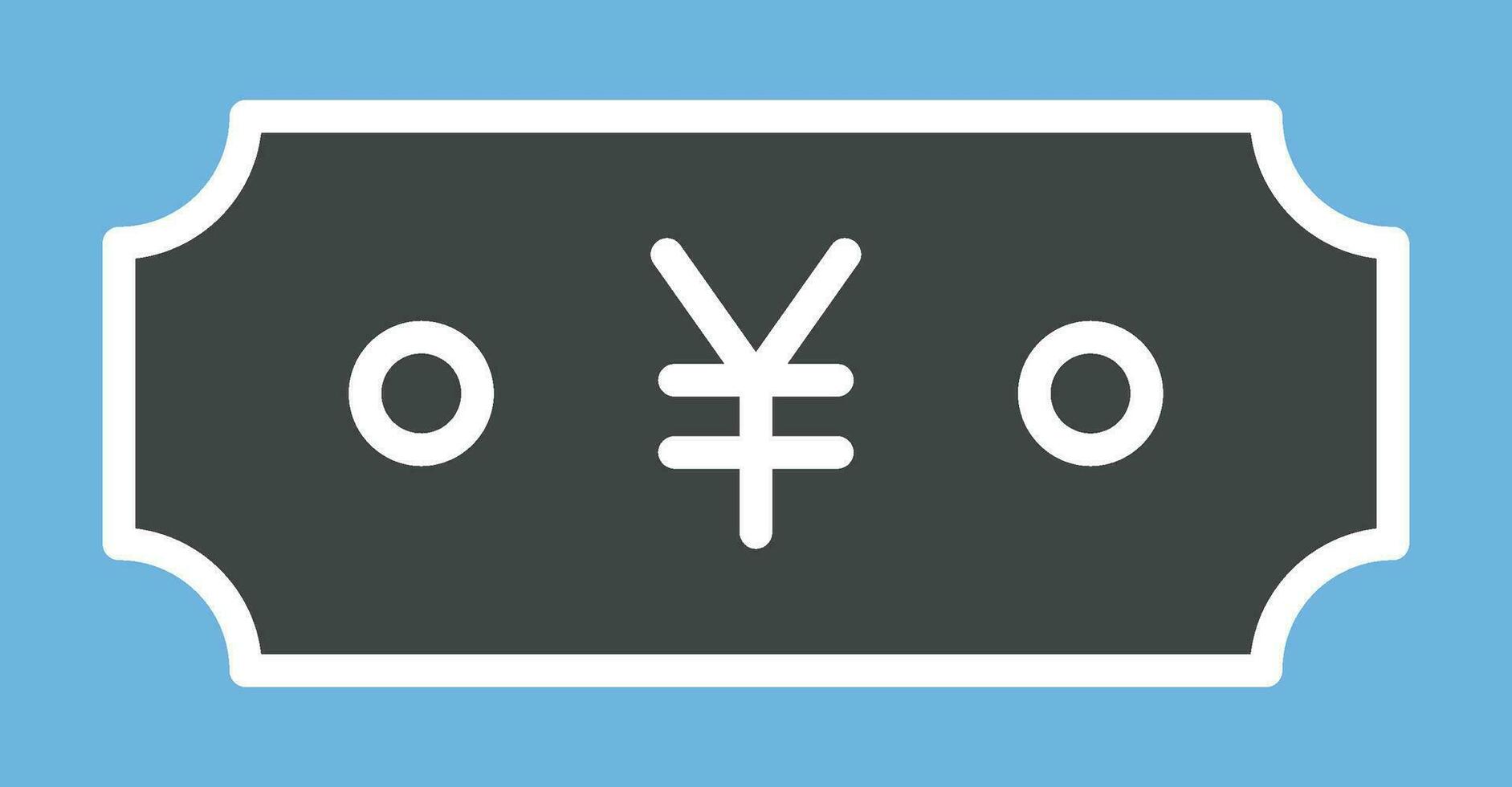 Yen Currency icon vector image.