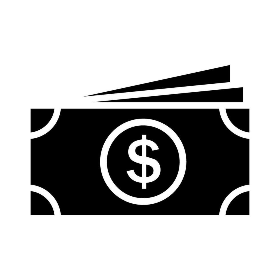 dinero icono vector. dólar ilustración signo. Finanzas símbolo. economía logo. vector