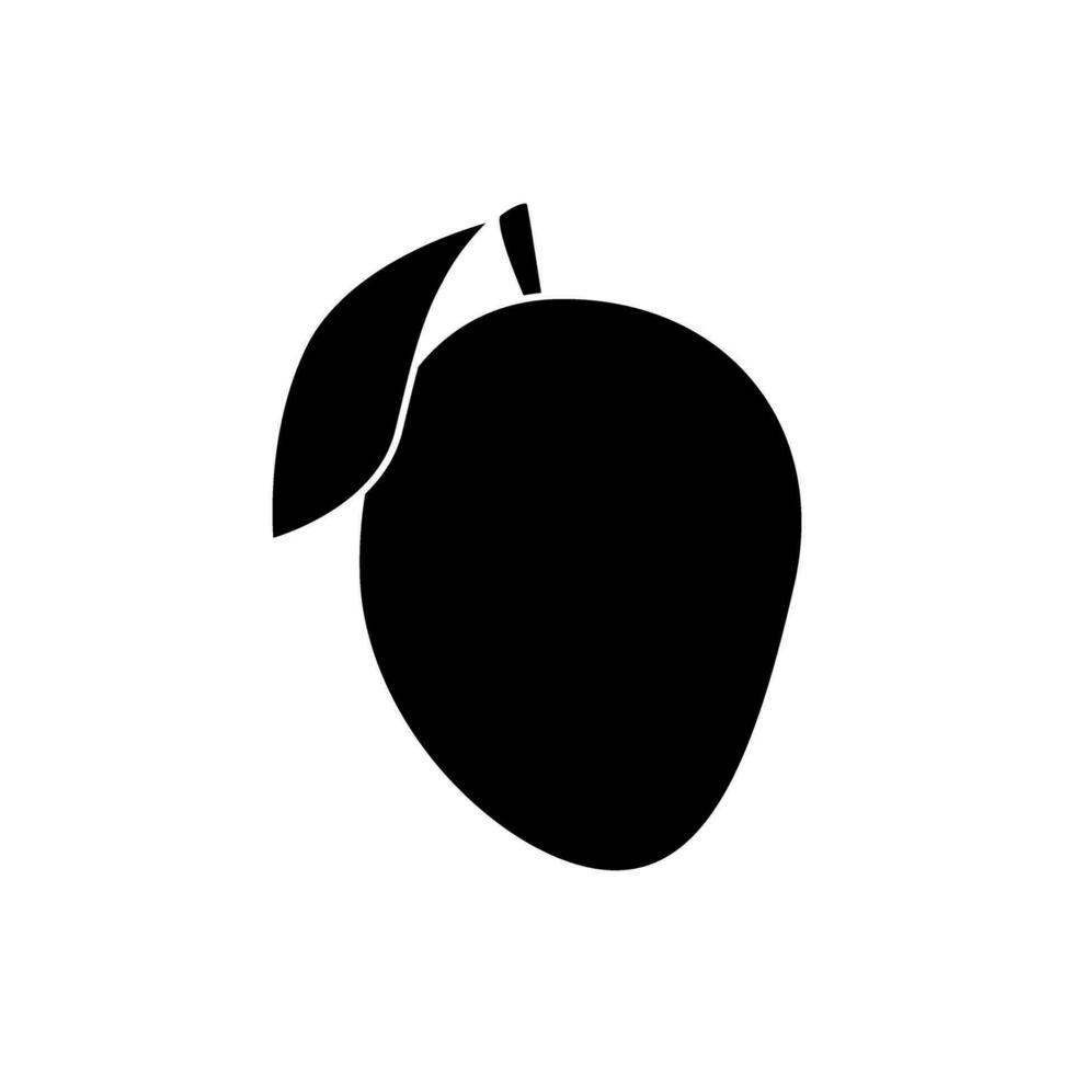 Mango icon vector. Fruits illustration sign. Vitamins symbol. Vegetarian logo. Food mark. vector