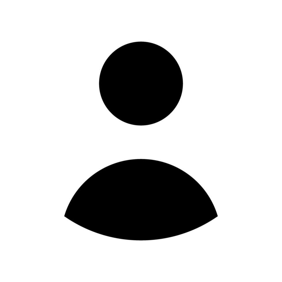 User icon vector. People illustration sign. Man symbol. Avatar logo. vector