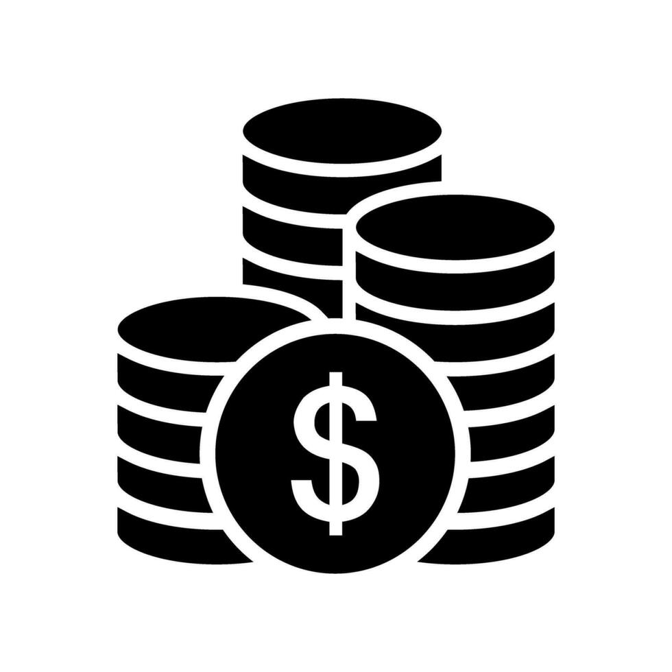 dinero icono vector. dólar ilustración signo. Finanzas símbolo. economía logo. vector