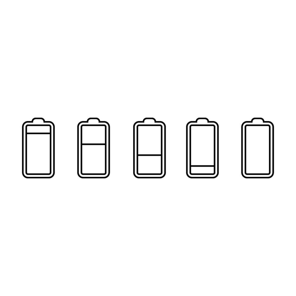 Battery charge icon vector. indicator battery illustration symbol. accumulator logo. vector