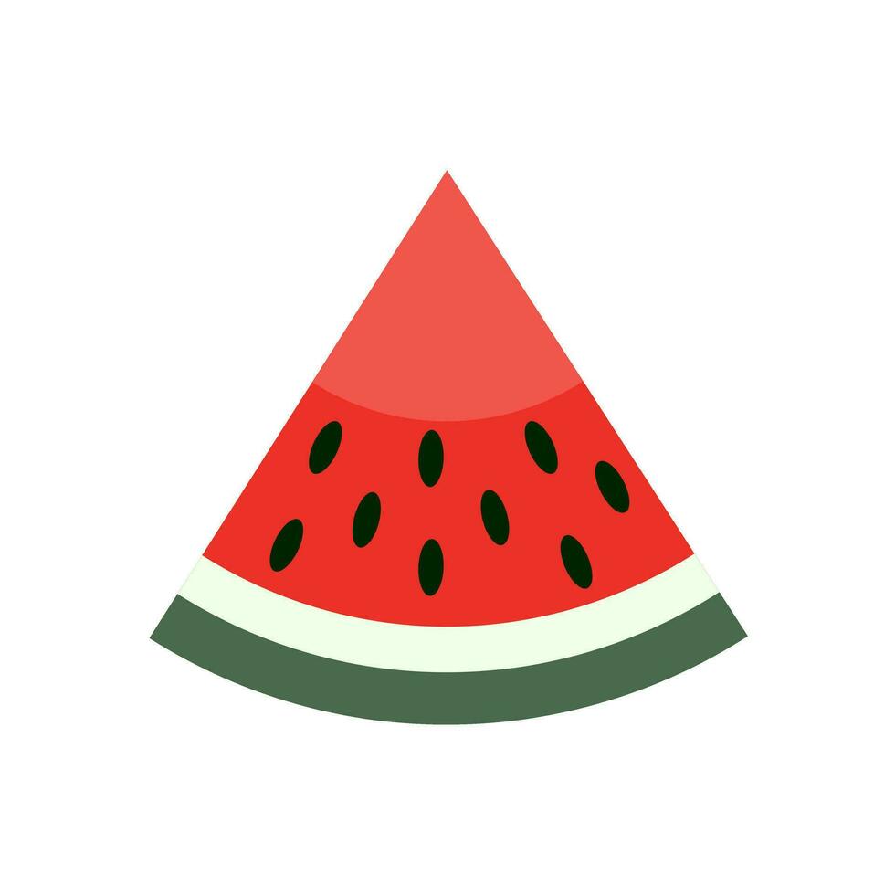 Watermelon icon vector. Fruits illustration sign. Vitamins symbol. Vegetarian logo. Food mark. vector