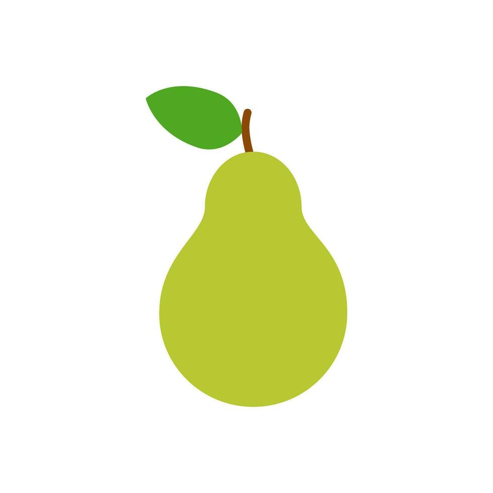 Pear icon vector. Fruits illustration sign. Vitamins symbol. Vegetarian logo. Food mark. vector