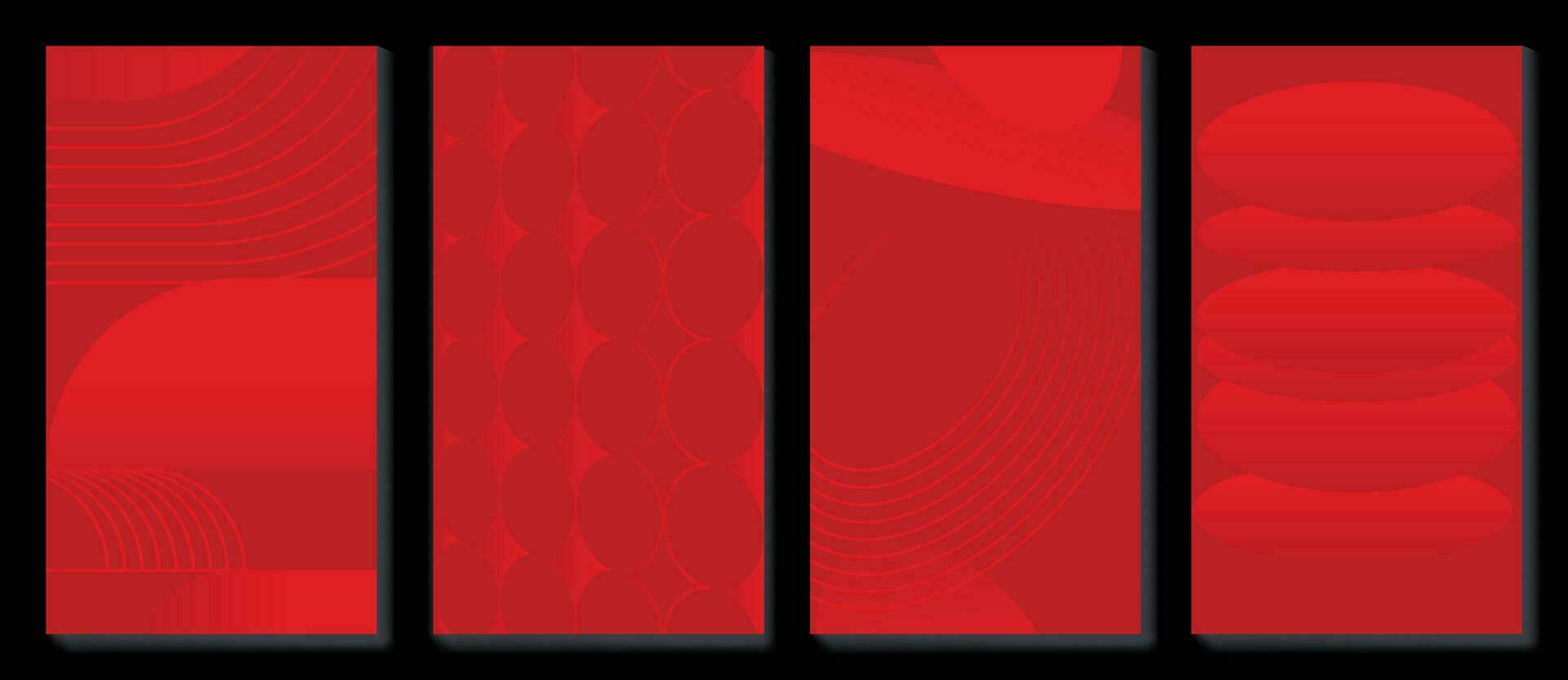 chino nuevo año 2024 tarjeta antecedentes vector. año de el continuar diseño con geométrico forma modelo. elegante oriental ilustración para cubrir, bandera, sitio web, calendario, sobre. vector