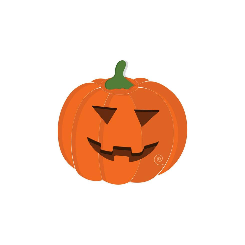 calabazas personaje dibujos animados, Víspera de Todos los Santos calabaza icono vector. plano diseño, Víspera de Todos los Santos de miedo calabaza con sonrisa, contento rostro, varios expresión. vector