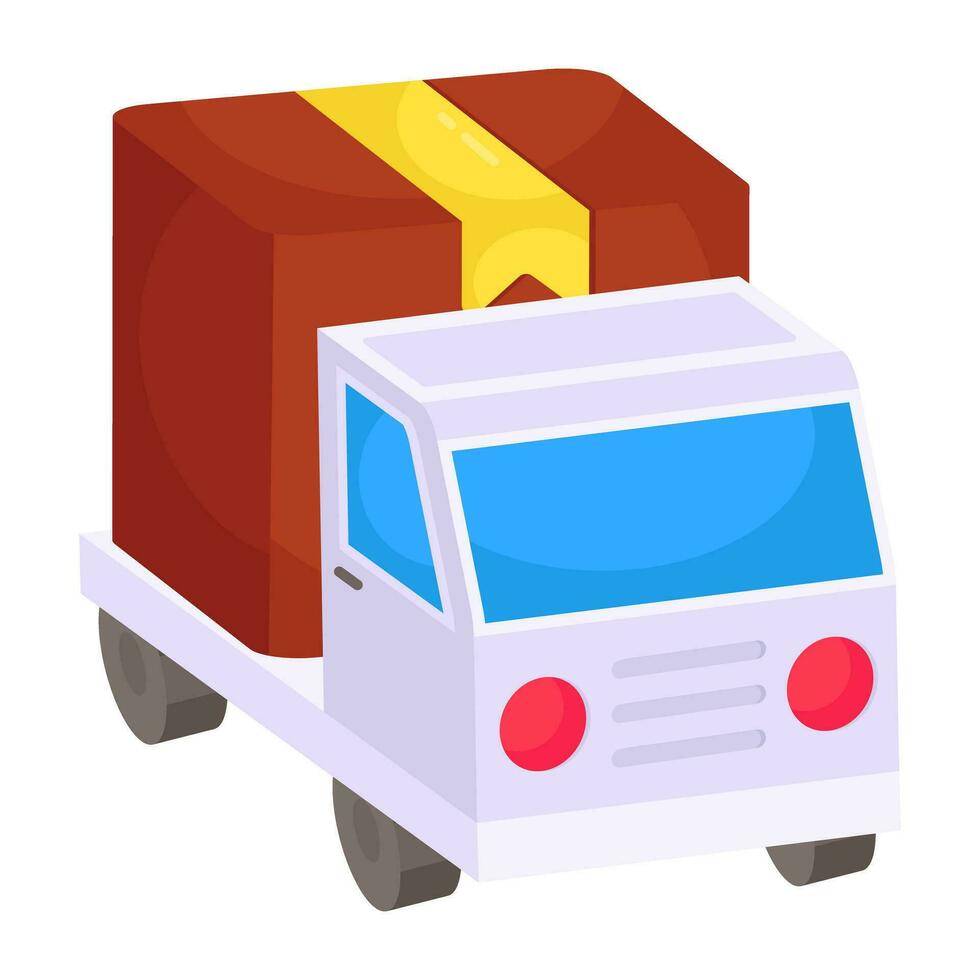 Perfect design icon of cargo truck vector