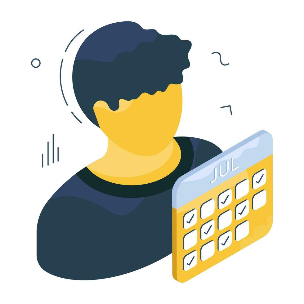 Perfect design icon of schedule vector