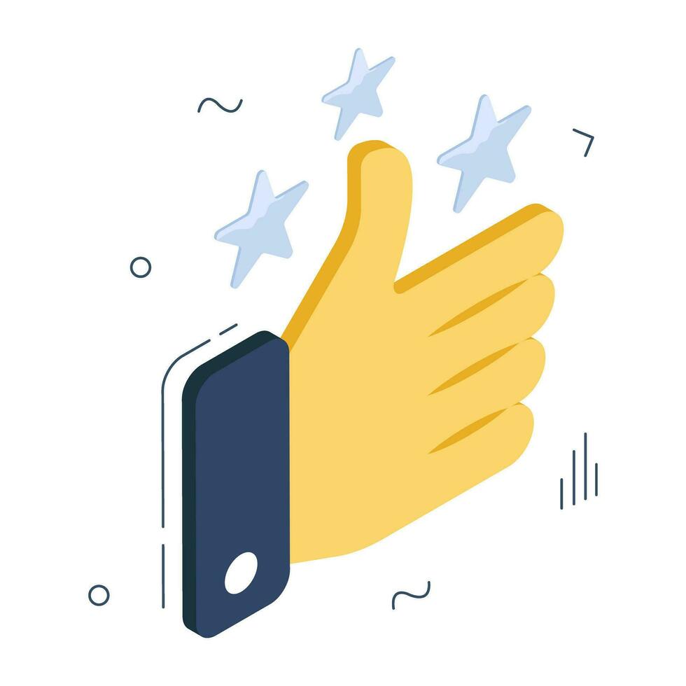 Customer feedback icon, editable vector
