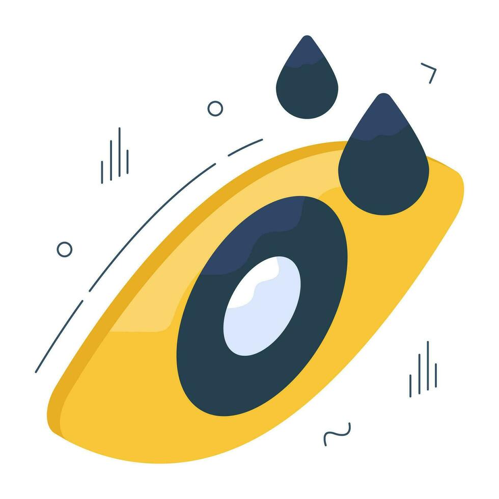 prima descargar icono de ojo gotas vector