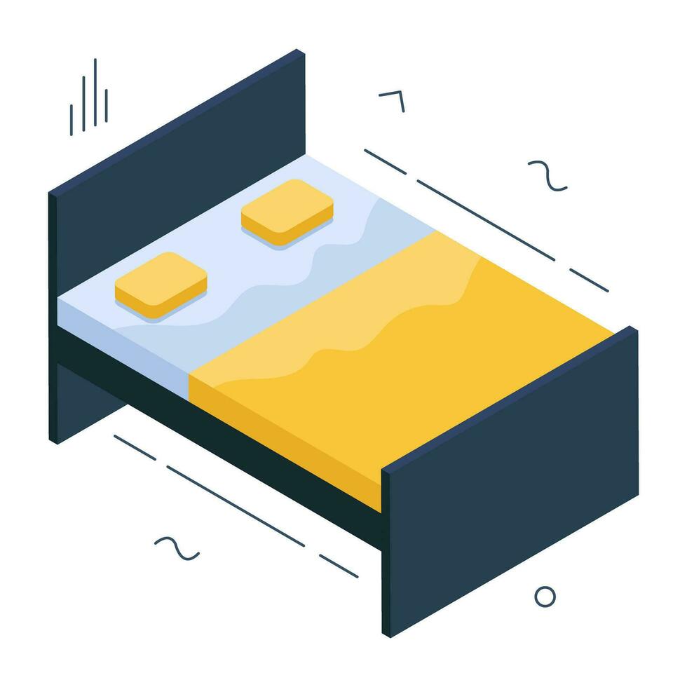 Premium download icon of bed vector