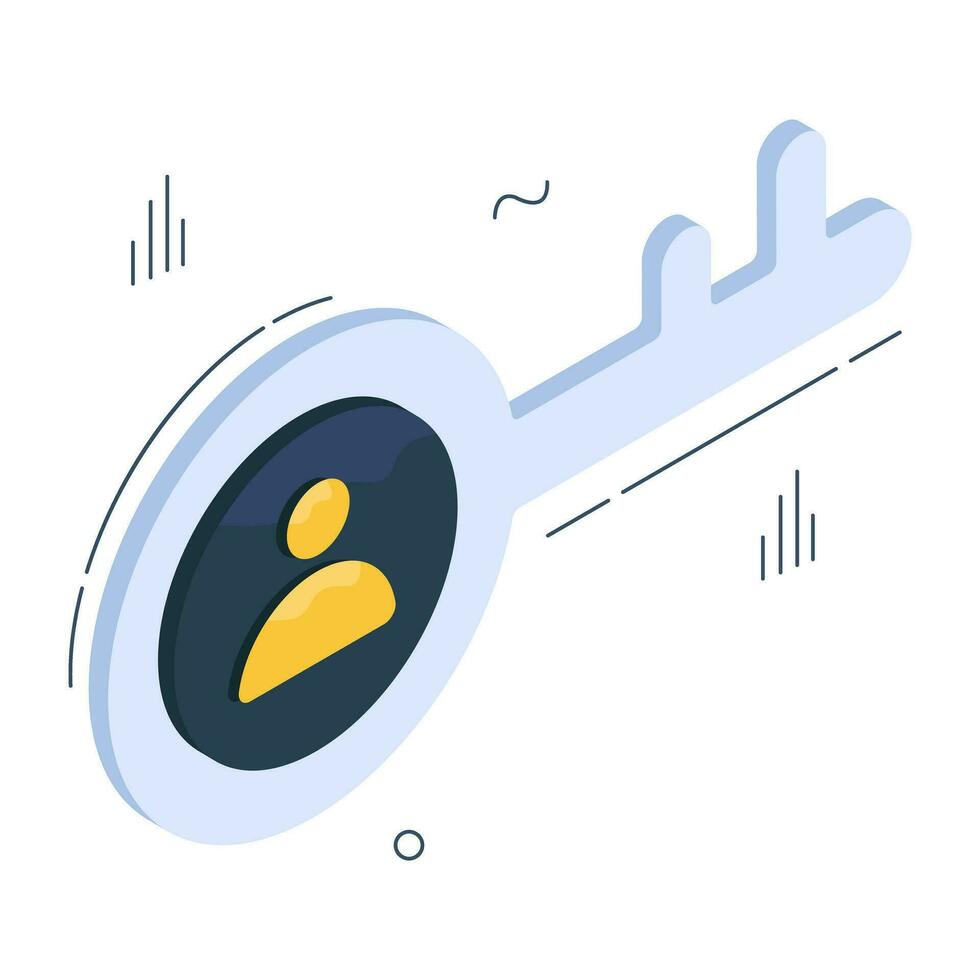 Perfect design icon of user access vector