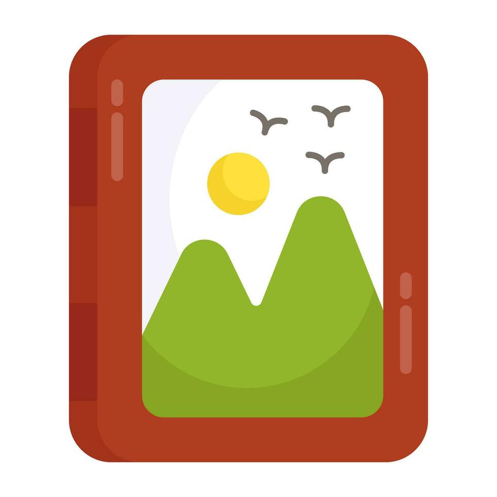 Modern design icon of photo vector