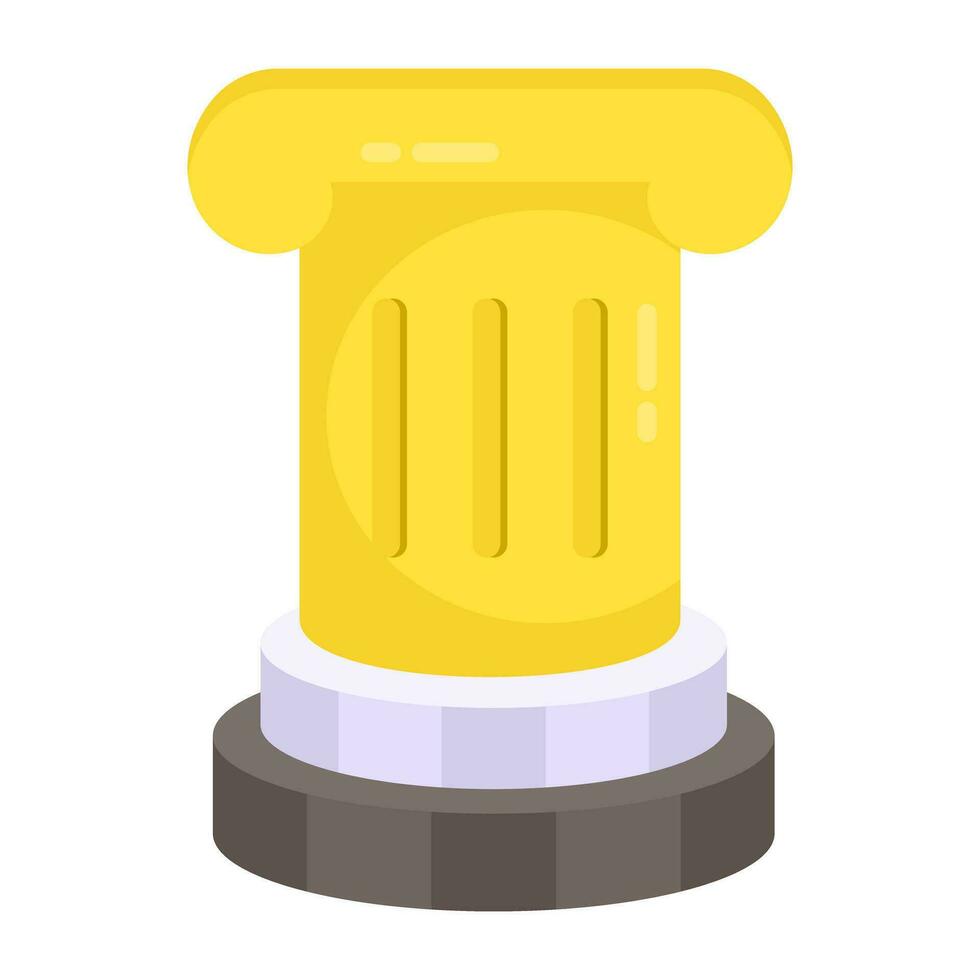Perfect design icon of greek column vector