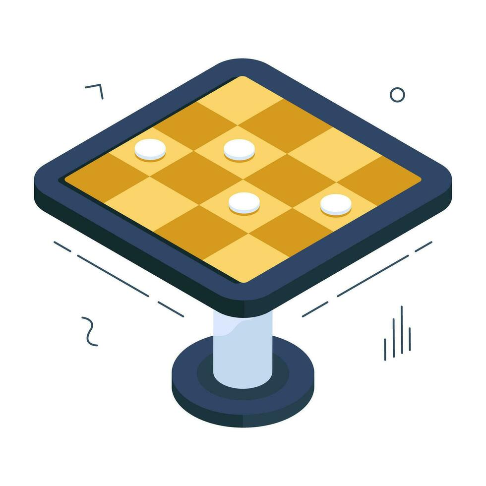 Creative design icon of chessboard vector
