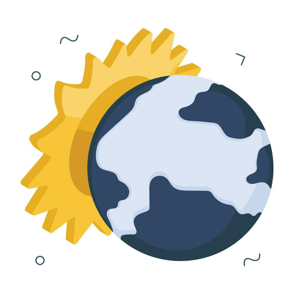 Editable design icon of planets vector