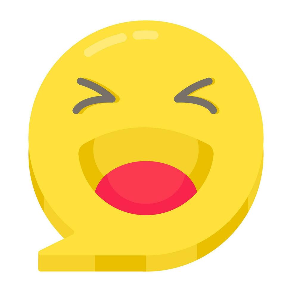 Creative design icon of emoji vector