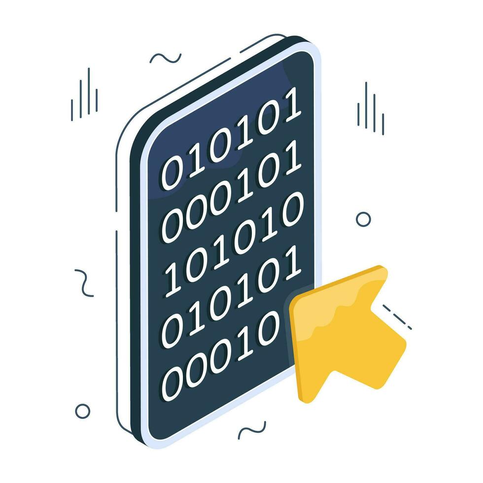 Vector design of mobile binary data
