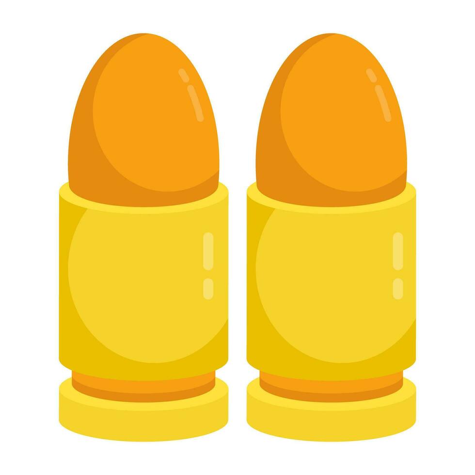 Trendy vector design of bullets