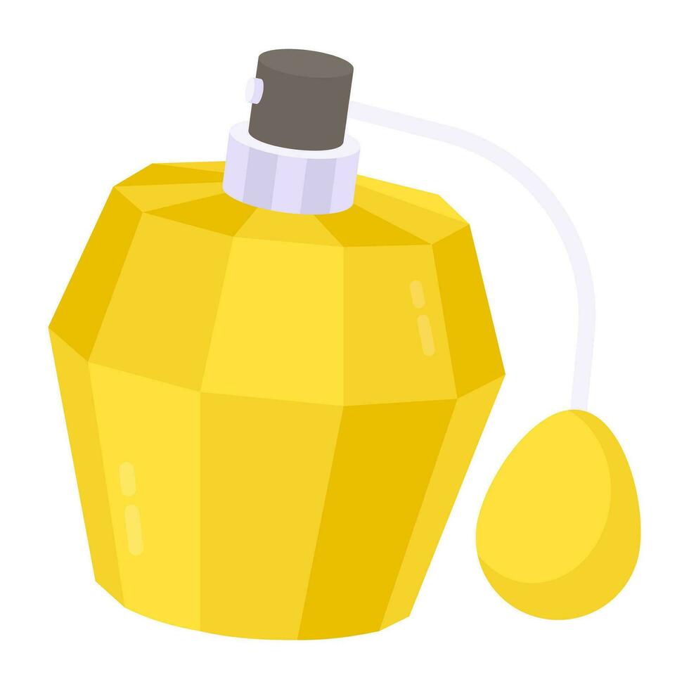 un único diseño icono de perfume vector