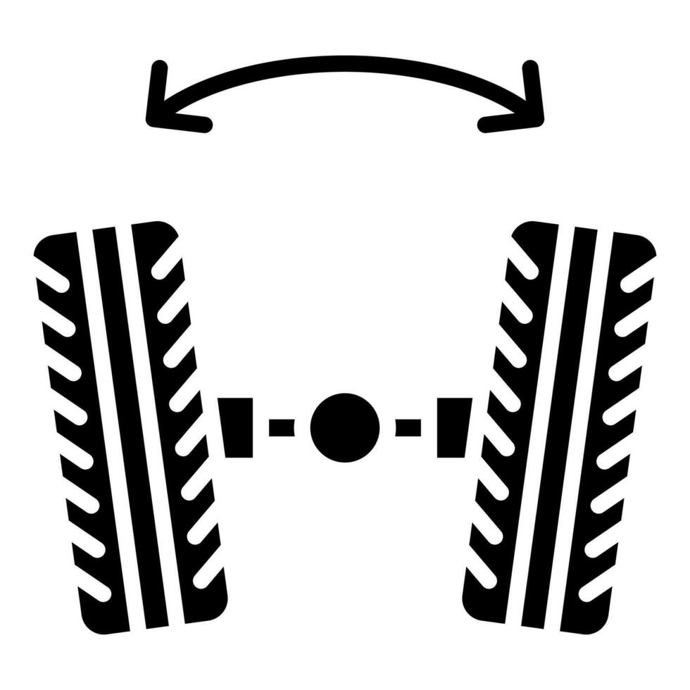 Wheel Alignment icon line vector illustration