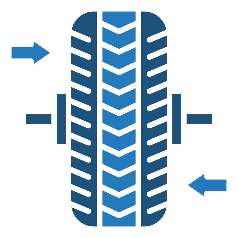 Tire Balancing icon line vector illustration
