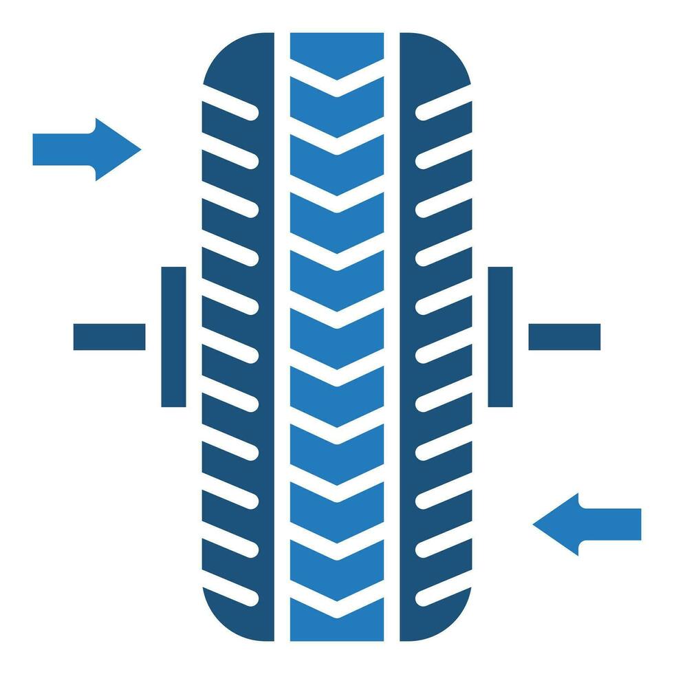 Tire Balancing icon line vector illustration