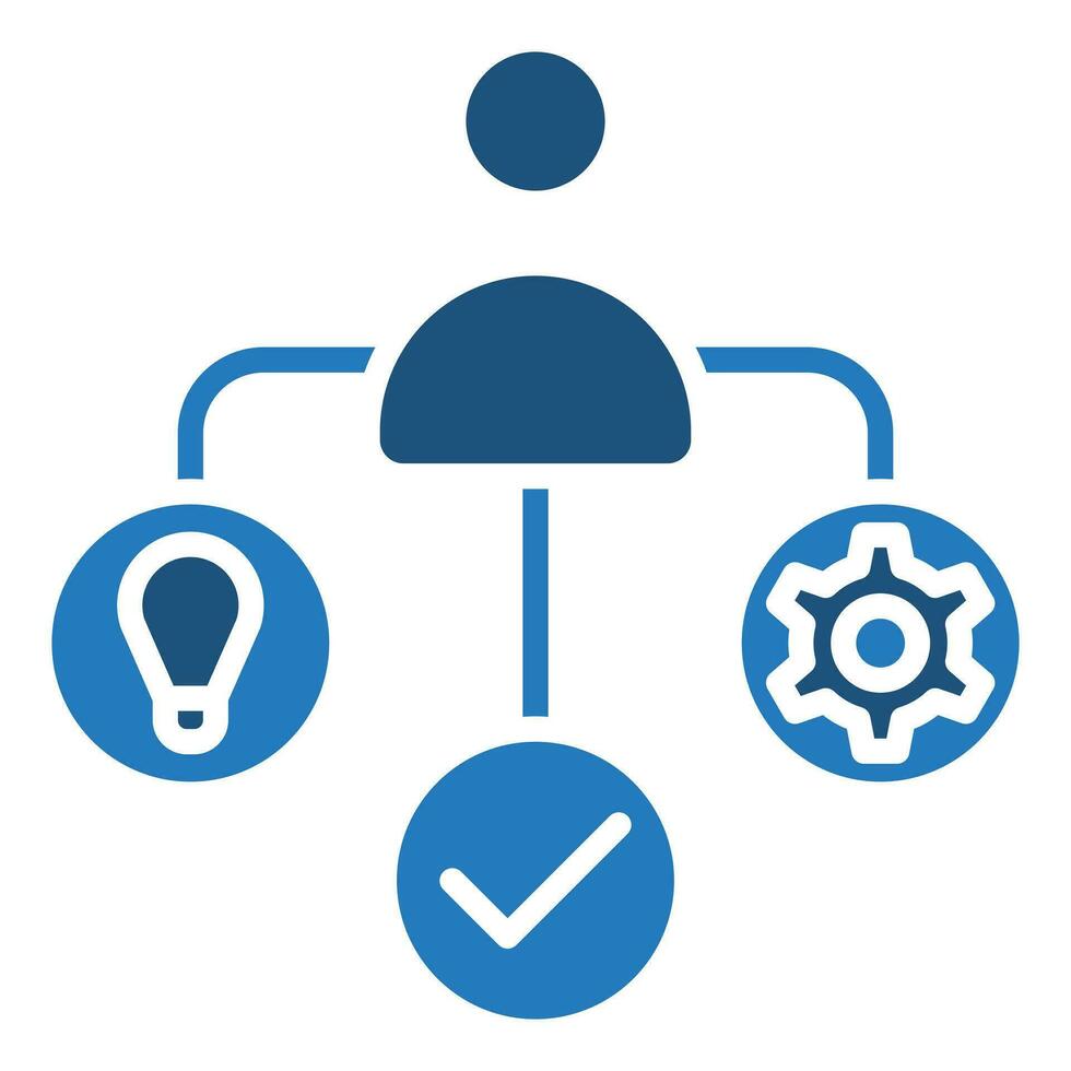 Competence Framework icon line vector illustration