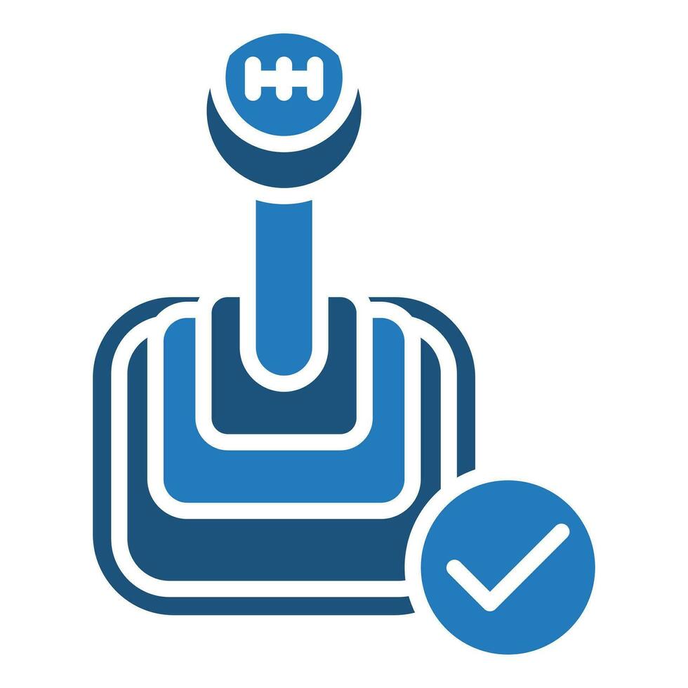 Transmission Check icon line vector illustration